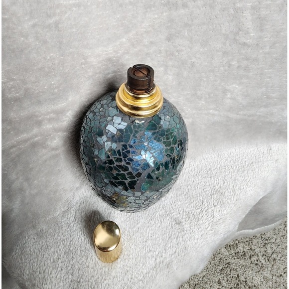 Black & Mirrored Mosaic Fragrance Diffuser/ Lamp - Picture 4 of 5